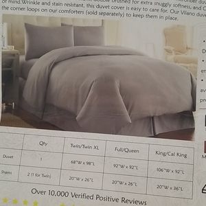 Southshore duvet, 3 piece king set